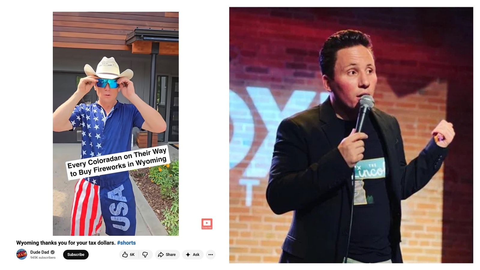 Dominic Syracuse is a Cheyenne comic and the man behind the upcoming Dude Dad shows, which kick off a new monthly comedy tour of Wyoming called Comedy That Cares.