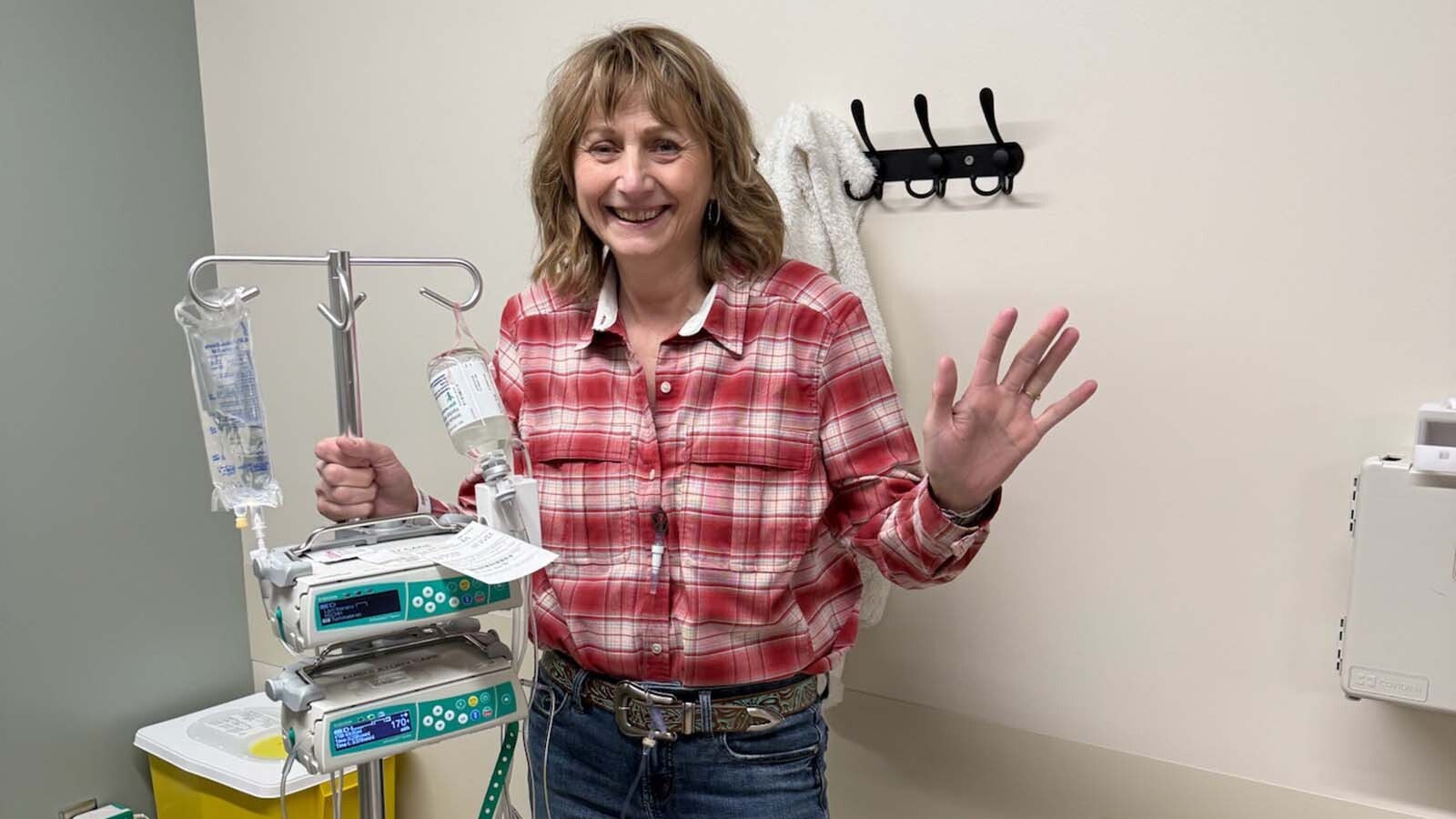 Connie Hoffman of Thermopolis incurred high travel expenses as she sought cancer treatments. She was helped by family and various fundraisers to afford to seek specialists and wanted to make it possible for others to do the same, so she founded T-Town Cancer Crusaders. It provides $500 to $1,000 to recipients who have cancer and need help paying bills and for travel and other expenses not paid for by insurance.