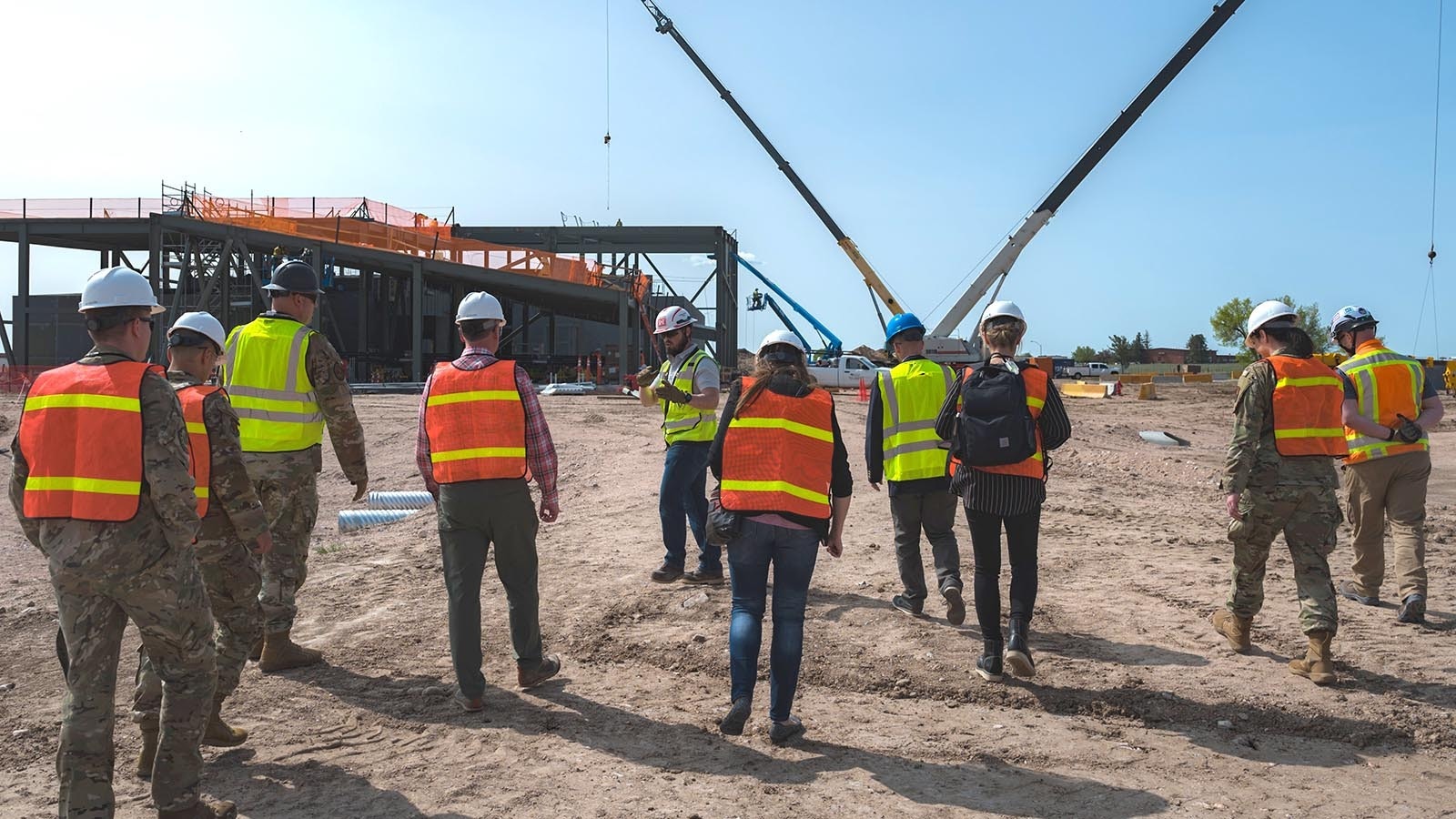 Construction is ongoing at F.E. Warren Air Force Base with a team of 22 people preparing for incoming Sentinel nuclear missiles.