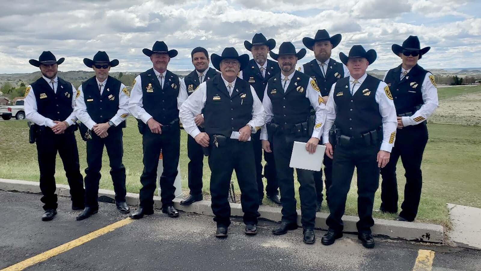 The best-dressed law enforcement agencies in Wyoming wear cowboy hats, like the Converse County Sheriff's Office.