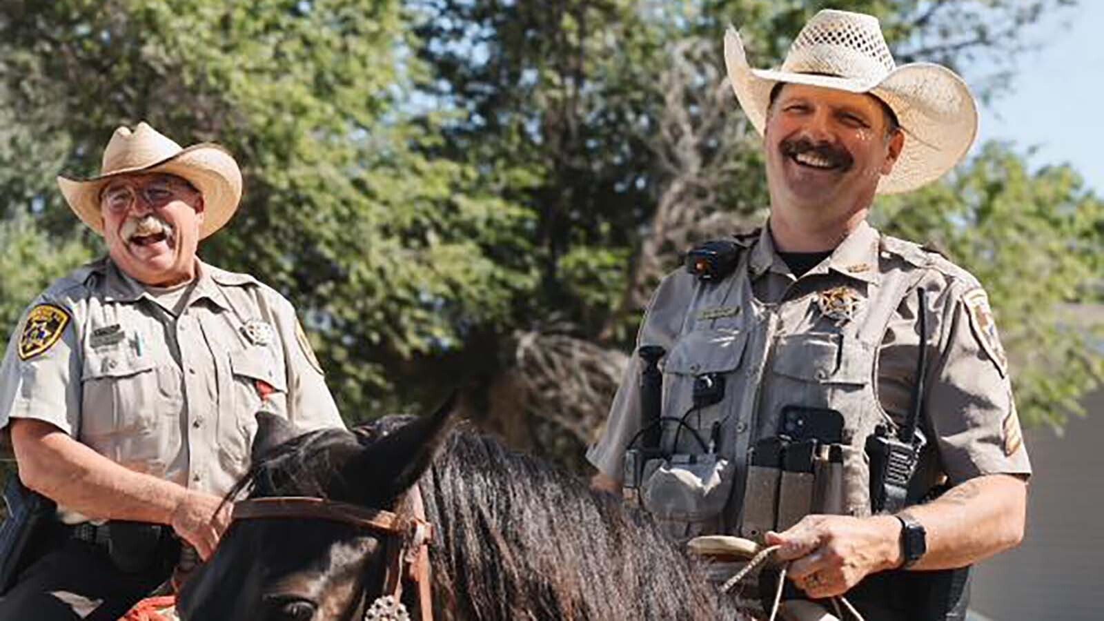 The best-dressed law enforcement agencies in Wyoming wear cowboy hats, like the Converse County Sheriff's Office.