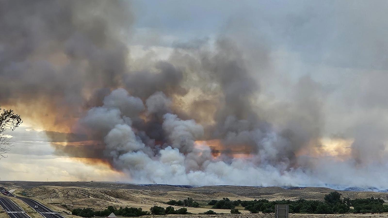 Jaime Cronin encountered the Barber Fire as she drove home to Casper from Greeley, Colorado, on Wednesday evening. She snuck through Interstate 25 just before authorities closed it from Douglas to Casper.