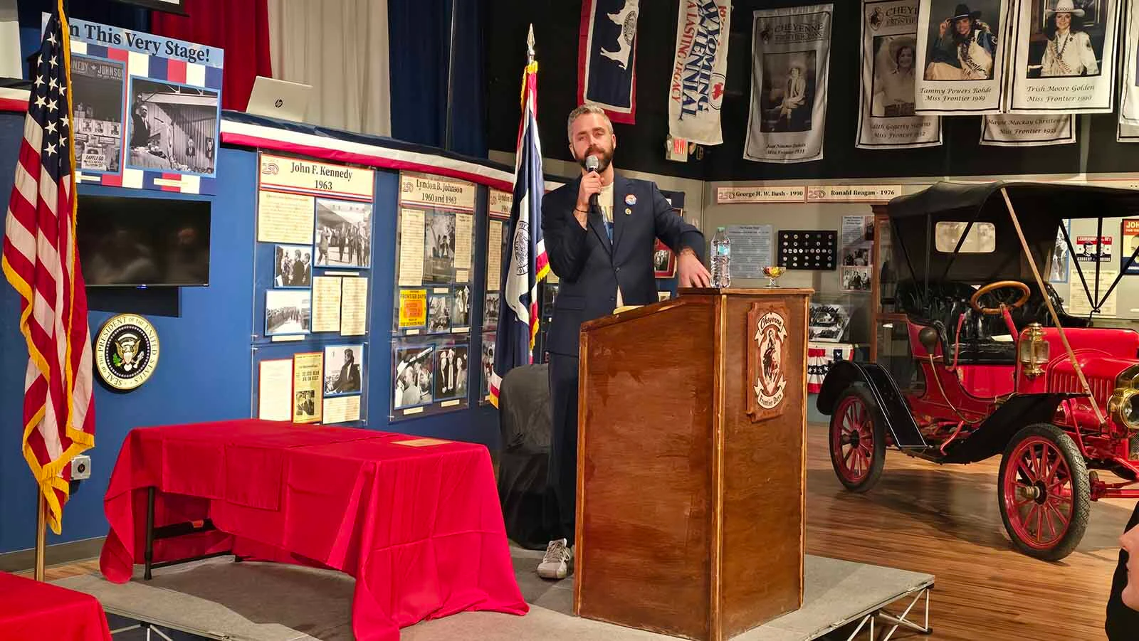 Rea Bennett was in Cheyenne recently for a Cooking with Congress dinner, which celebrated presidential visits to Cheyenne.