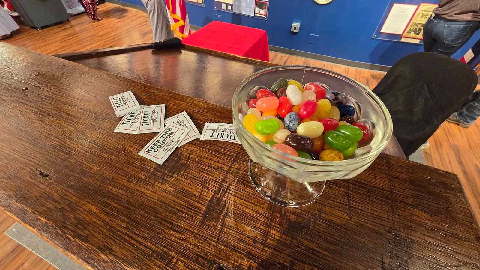 A dish of jelly beans, Ronald Reagan style, sat on every table at a Cooking with Congress dinner that recently celebrated presidential visits to Cheyenne.