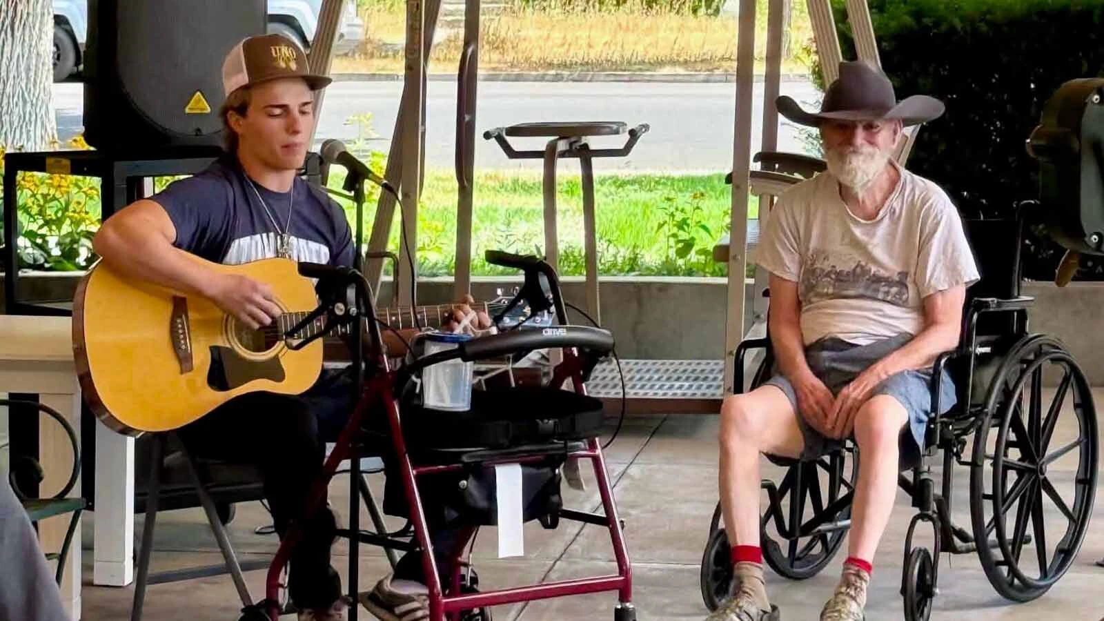 After suffering a broken back during a rodeo competition, Gillette resident Cooper Filipek has turned to the other passion in his life while recovering — music.