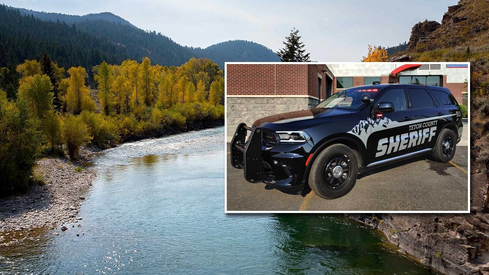 Cop car and Gros Ventre River Zuma Press Inc via Alamy 3 2 26