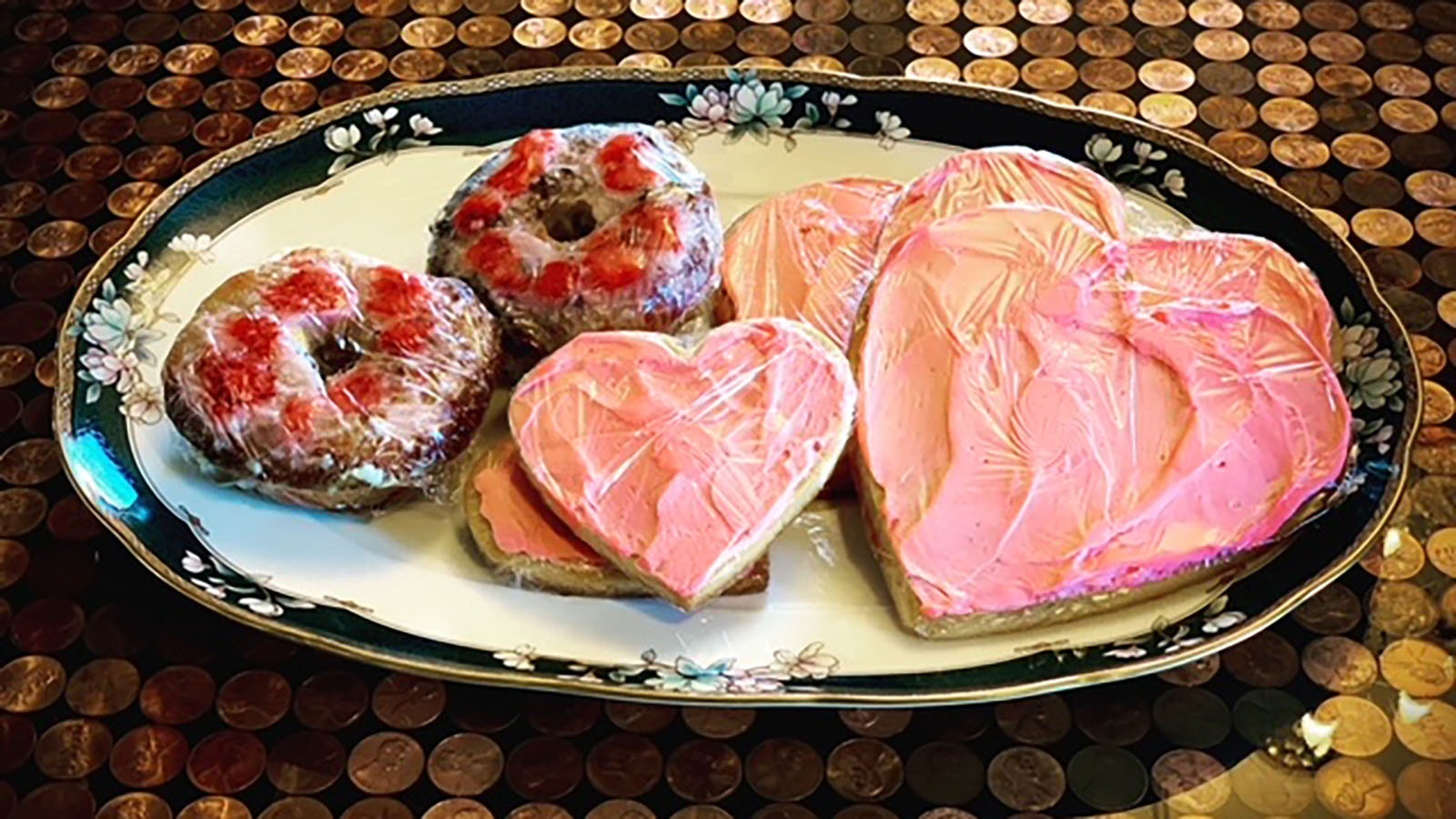 Valentine's Day treats go great with the coffee and mocktails.