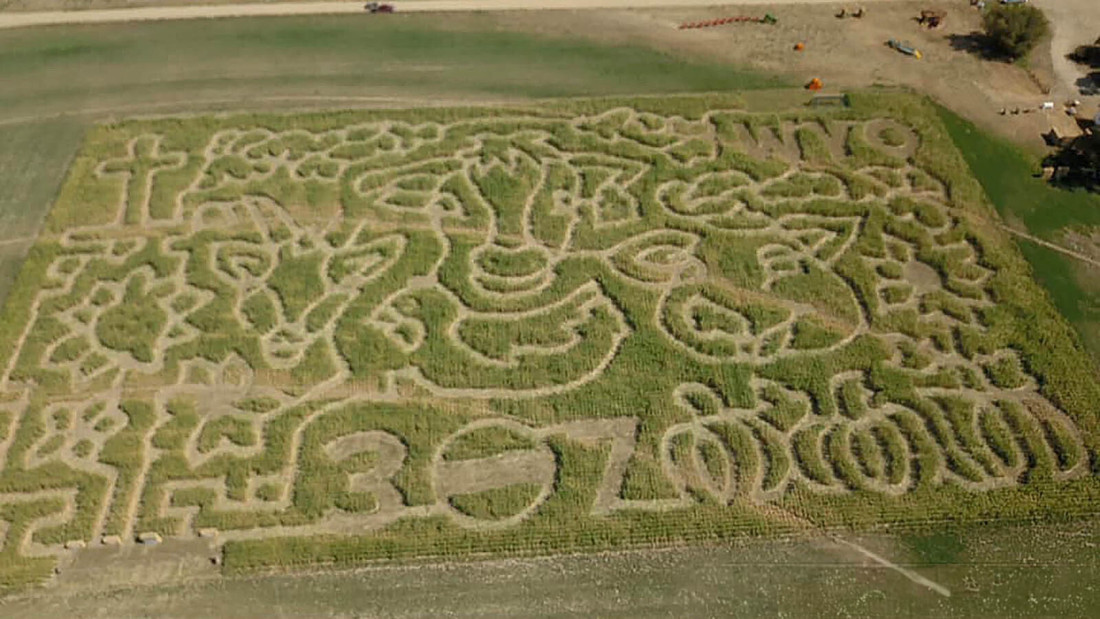 The Green Acres Corn Maze near Casper.