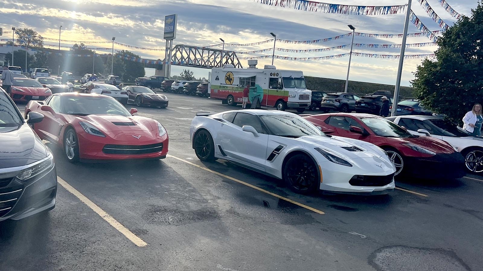 The Pacific Central National Corvette Caravan stopped in Cheyenne at Tyrrell Chevrolet, bringing hundreds of Corvettes on a cross-country drive to the National Corvette Museum in Kentucky.