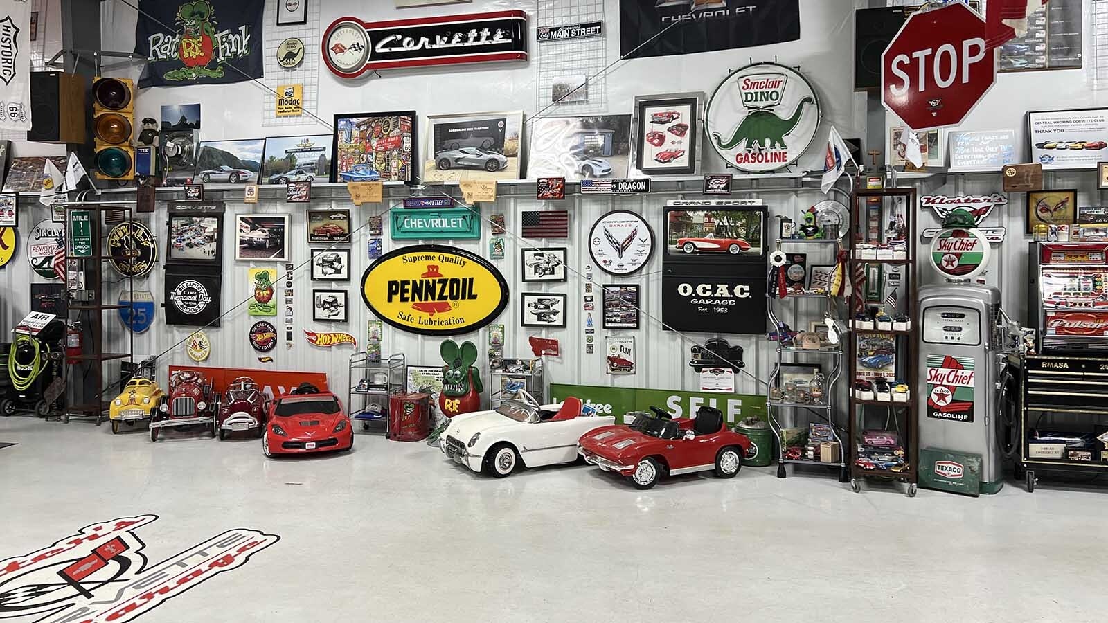 Larry Kloster of Casper collects Corvette’s of all sizes — from the real deal to Hot Wheels. He opens his garage to host events throughout the year and loves to take hospice patients for a spin in one of his three Corvettes.