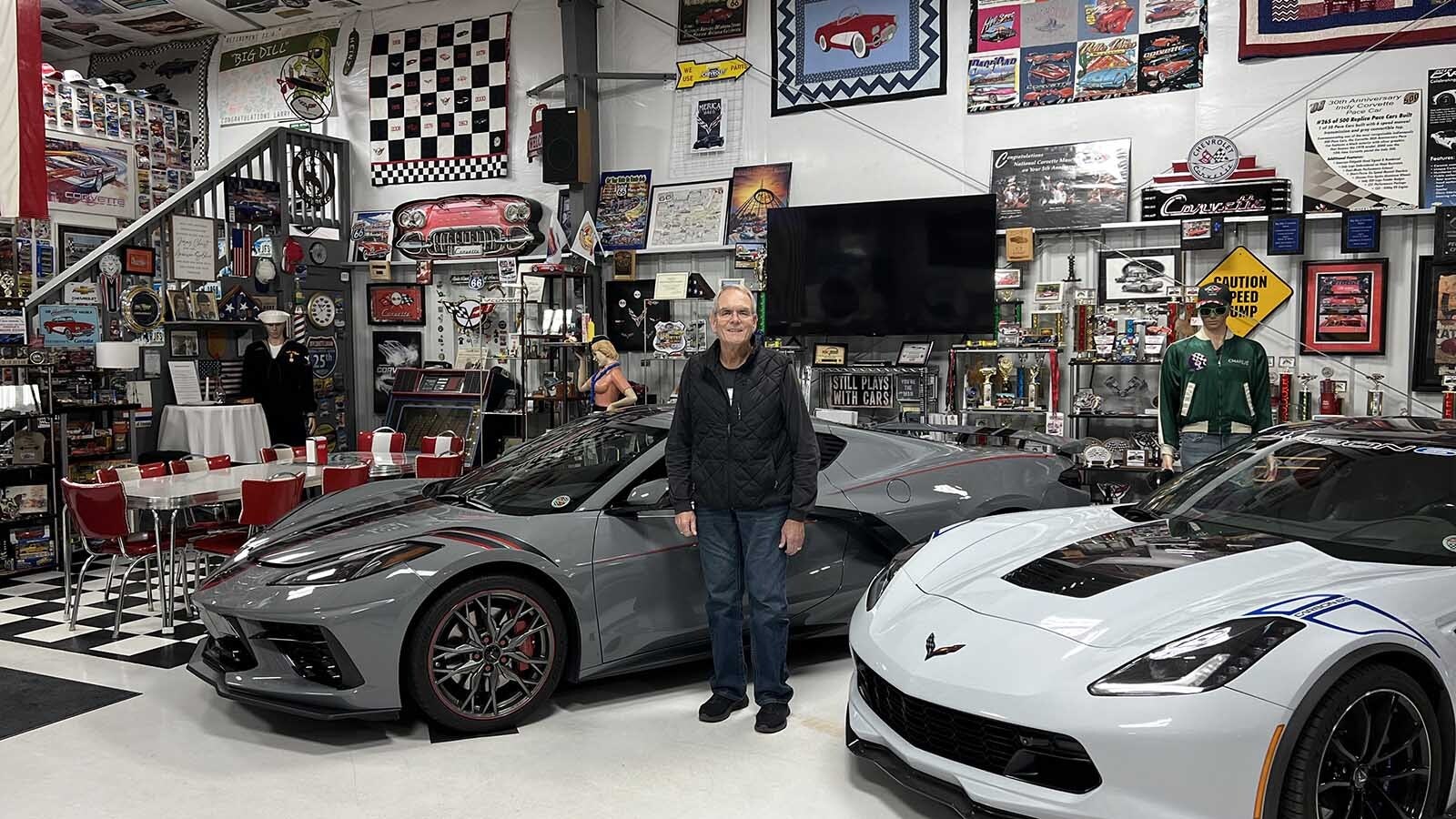 Larry Kloster of Casper is passionate for all things Corvette and believes that the cars are made for driving, not just for admiring. He has taken his cars on cross-country trips and will take hospice patients and others for a spin.