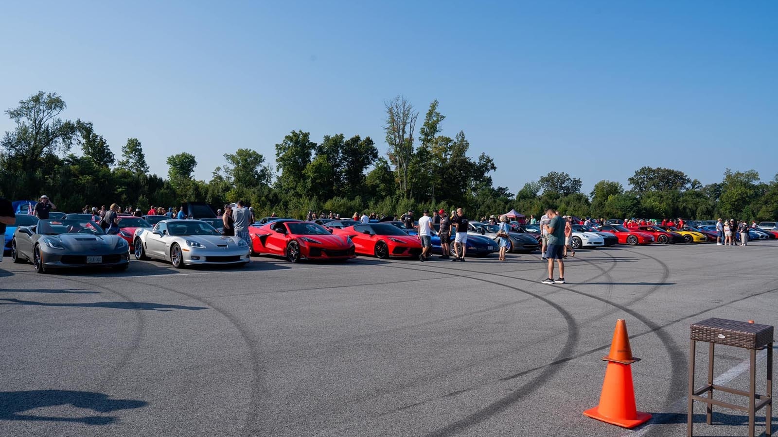 Corvettes roll into Bowling Green, Kentucky, and the National Corevette Museum.