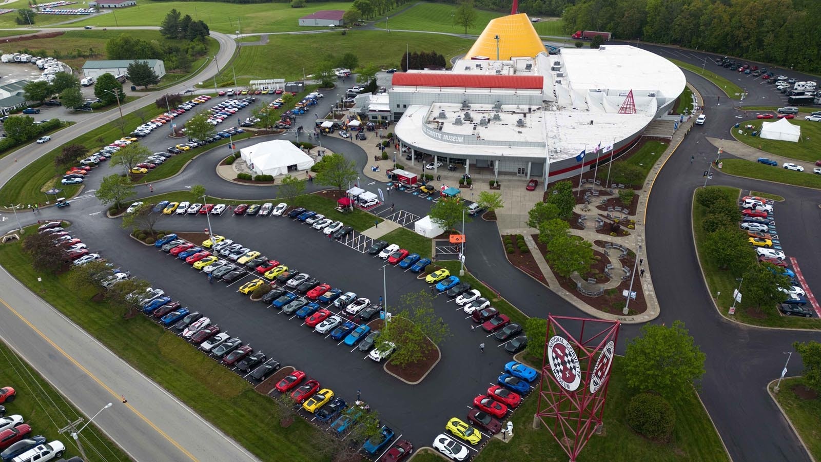 The National Corvette Museum in Bowling Green, Kentucky.