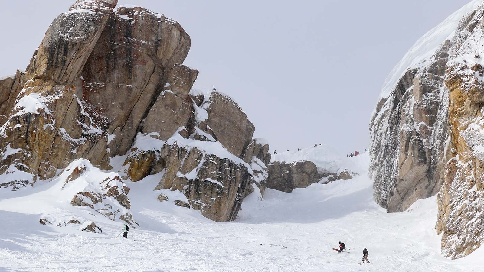 Small resort owners are fighting to keep skiing affordable as major mountains push daily tickets to record highs. It’s forcing skiers to buy single-day tickets that cost as much as some used to pay for a full season pass. Pictured is Corbet's Couloir, considered the most difficult ski run in North America.