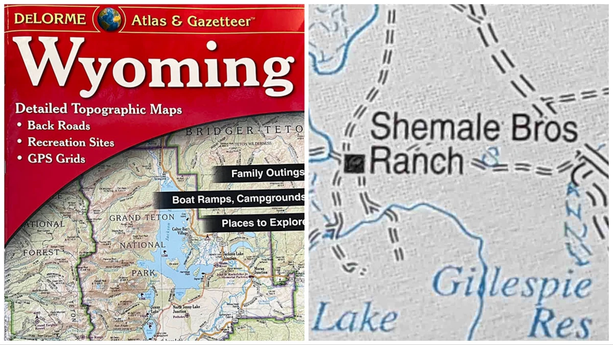 Despite What Popular Atlas Says, There’s No ‘Shemale’ Ranch In Wyoming ...