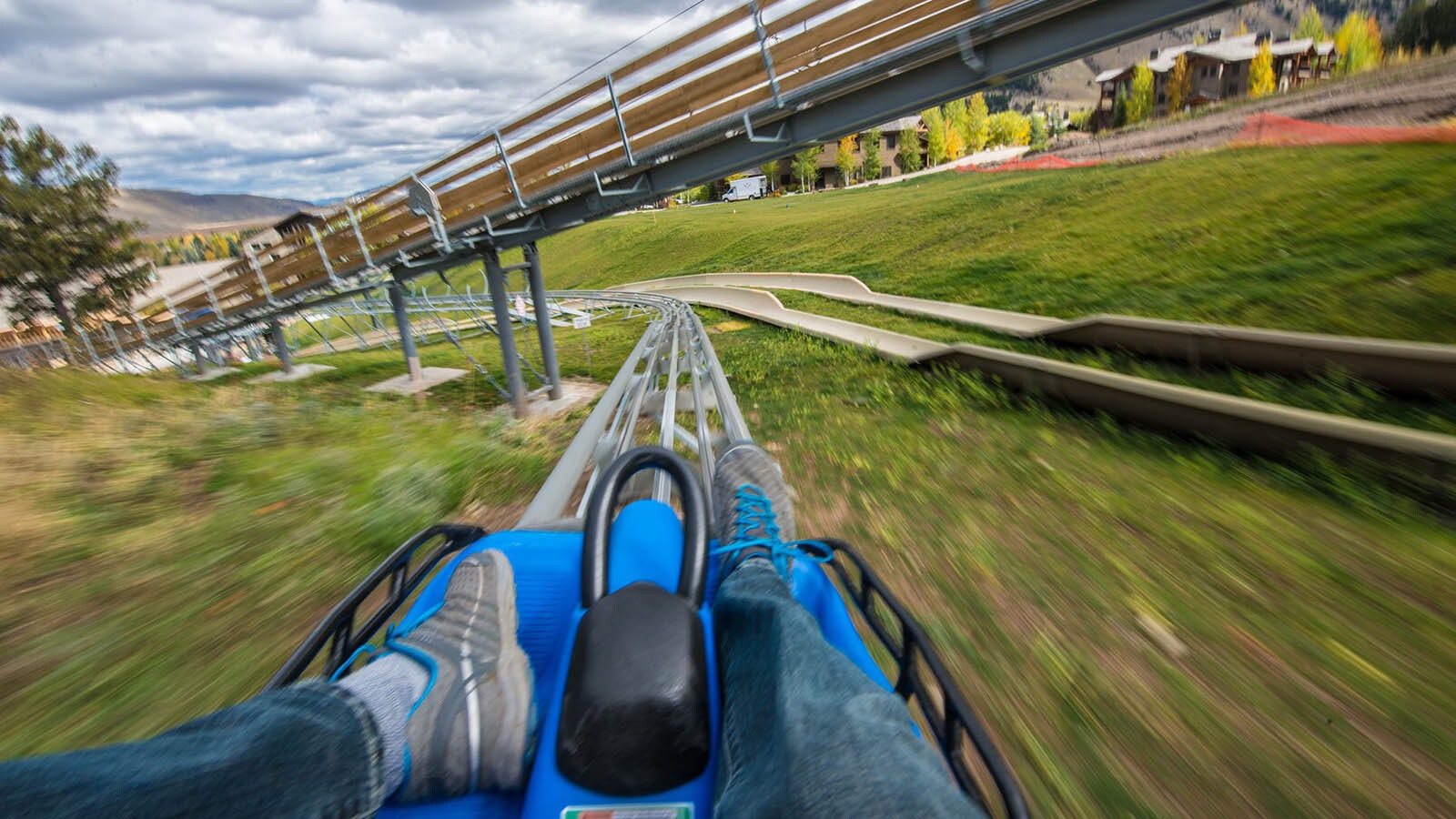 File photo: The Cowboy Coaster can hit speeds of 26 mph.