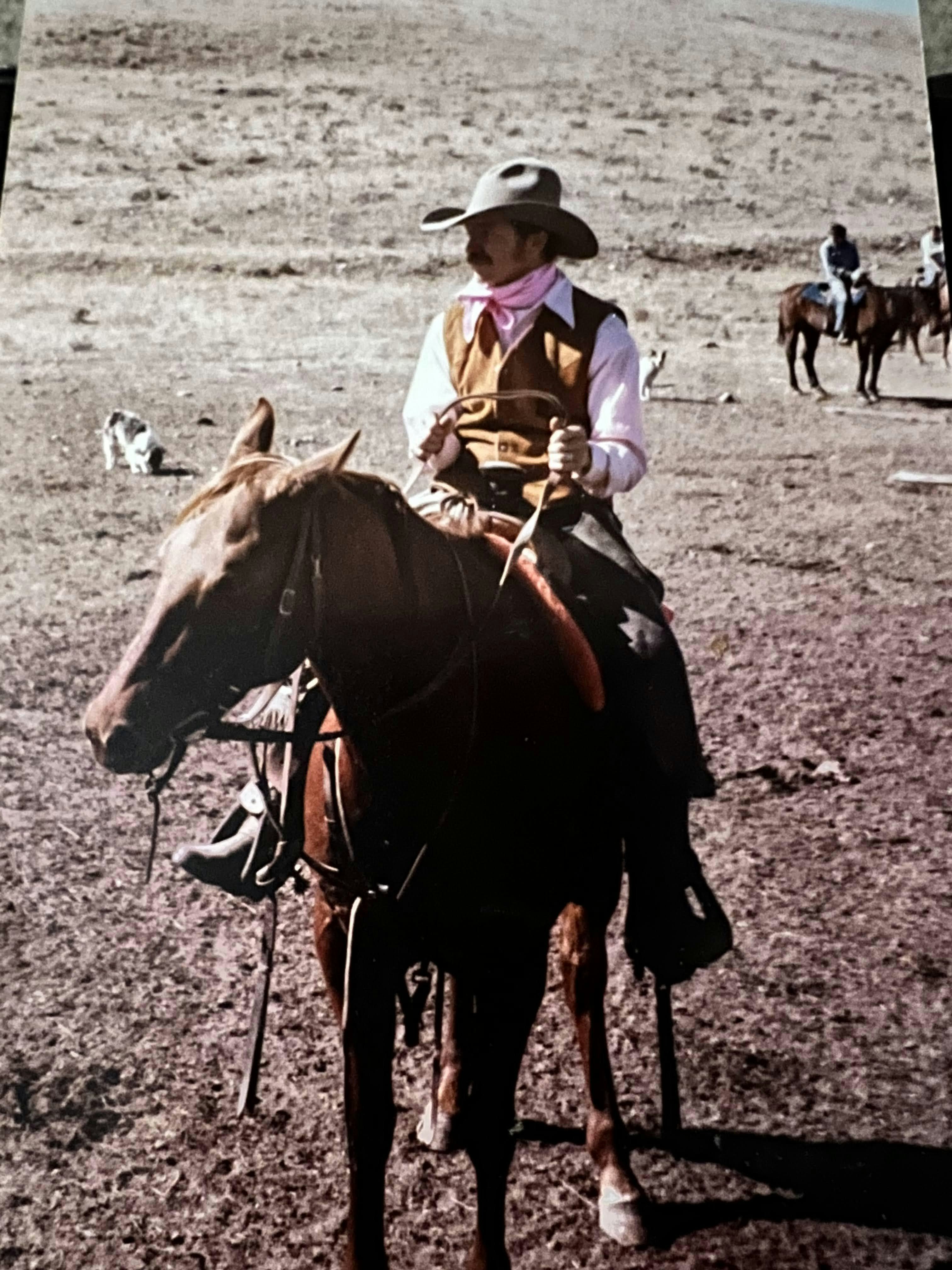 Steve James, recent inductee to the 2024 Wyoming Cowboy Hall of Fame. He said that a cowboy hat and boots don’t make you a cowboy.