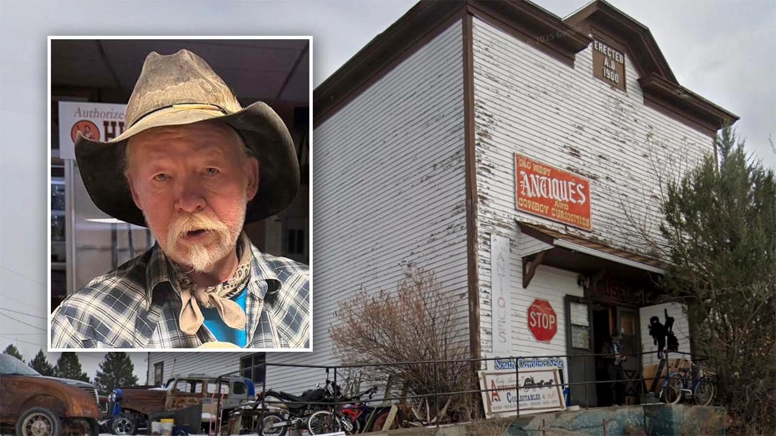 "Cowboy" John Fremlin traded a life in the saddle for one surrounded by western antiques and treasures. Fremlin searches for items that tell a story which can be anything from an old hot rod tire to a beaded vest to 1970s collectibles.