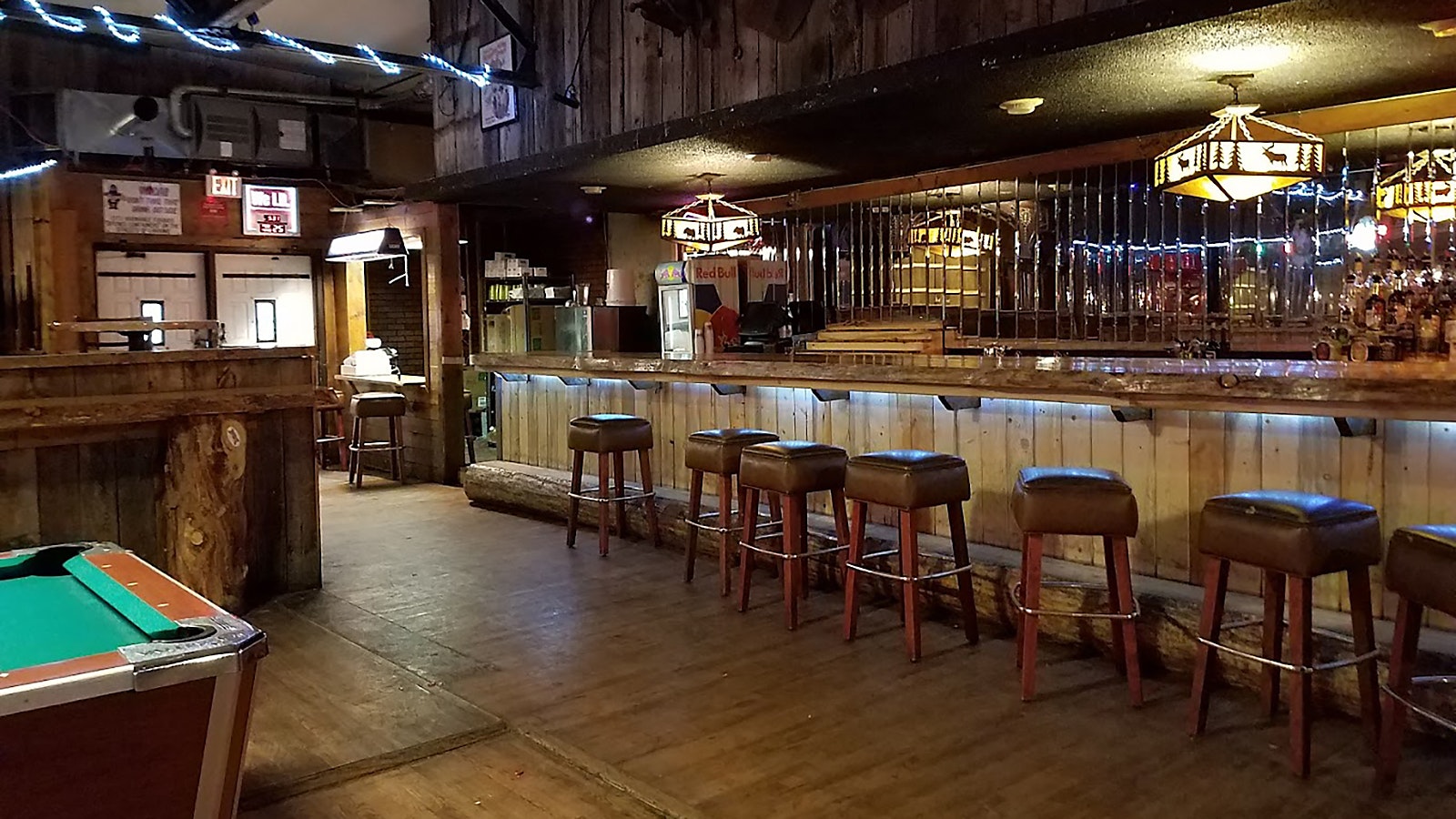 The bar at the Cowboy Saloon & Dance Hall in Laramie, Wyoming.