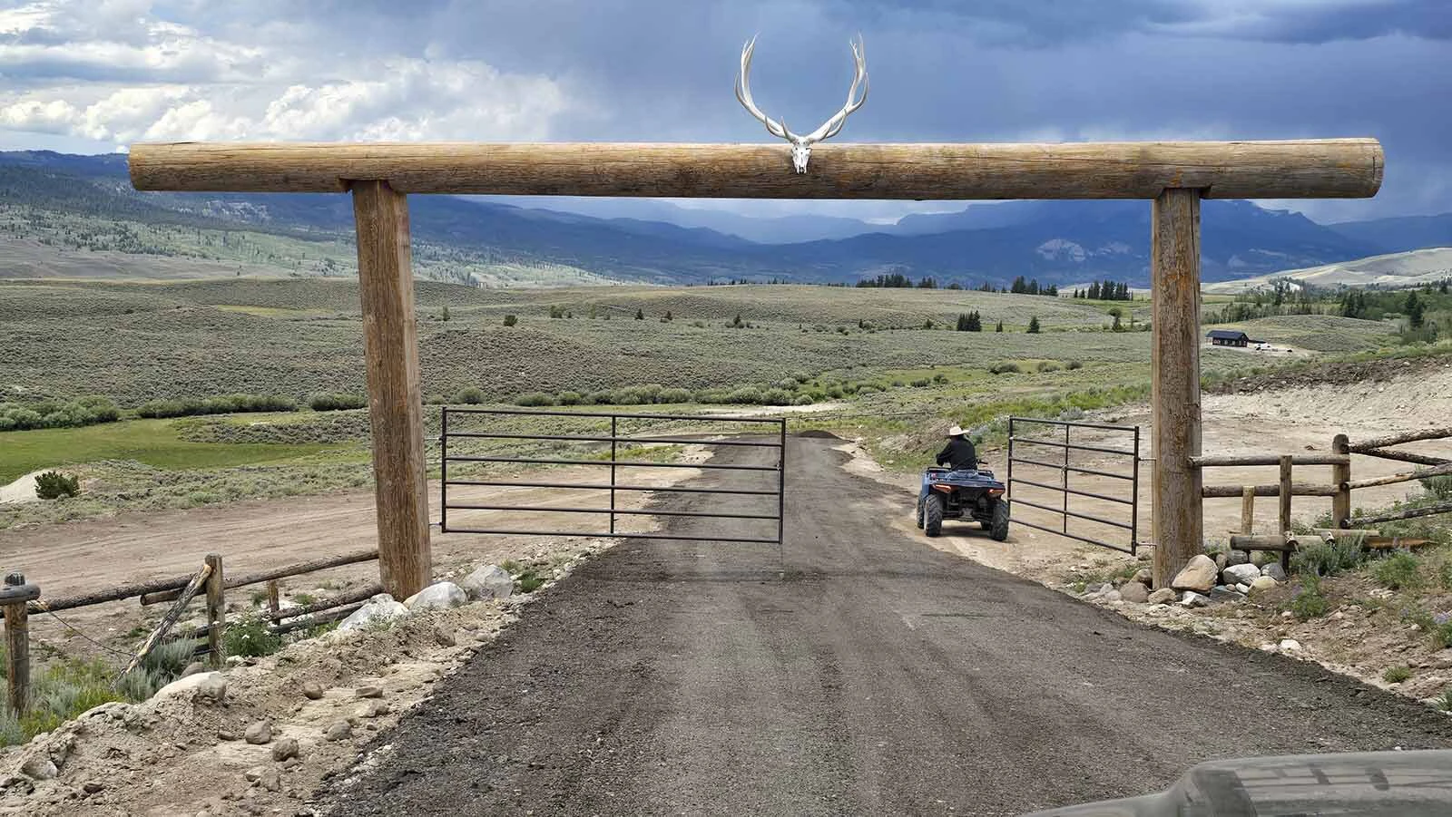 The entrance to the Cowboy Starship.