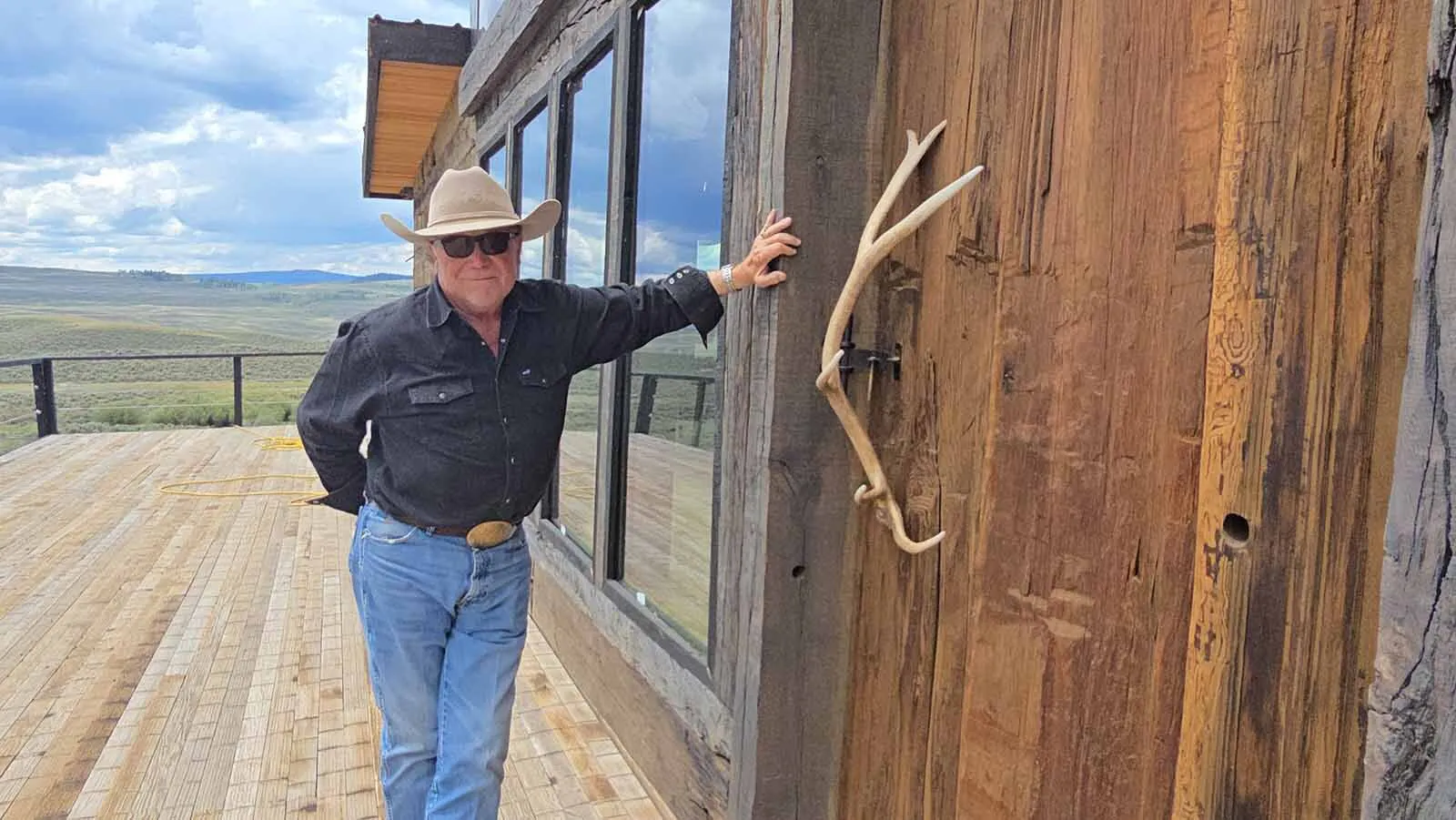 Gary Engman is building the Cowboy Starship just West of Dubois, 12 miles from the Teton County line.