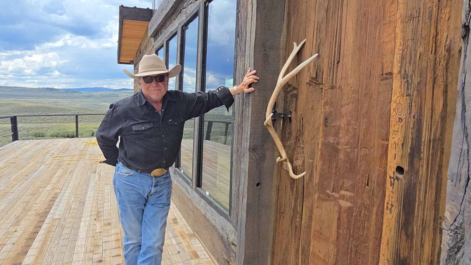 Gary Engman is building the Cowboy Starship just West of Dubois, 12 miles from the Teton County line.