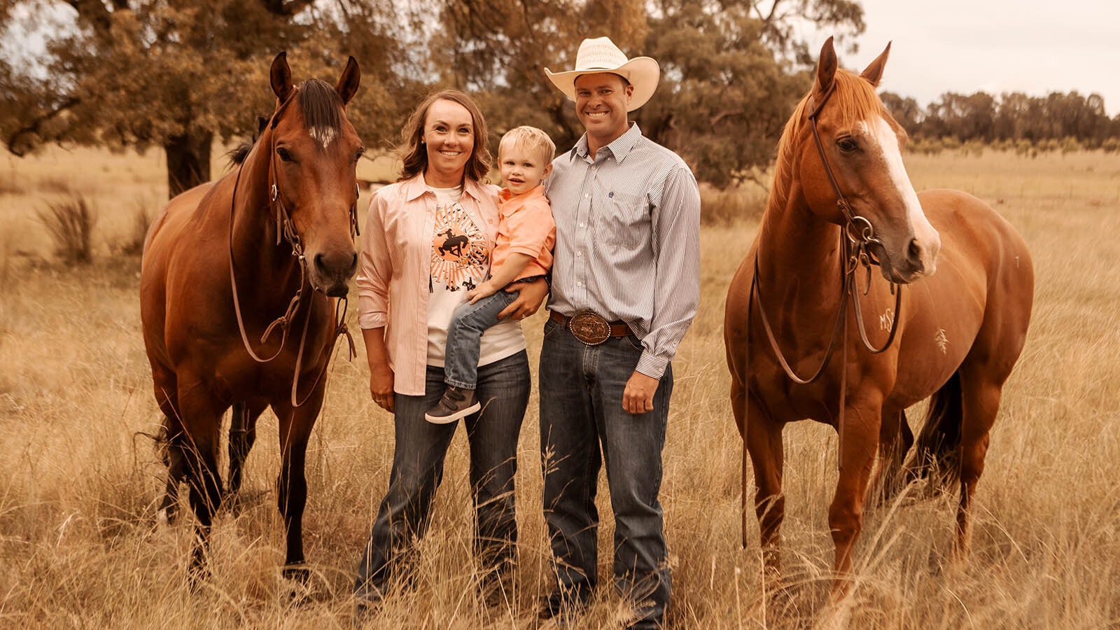 Shawn Chape with her husband Glen and son Kyle.