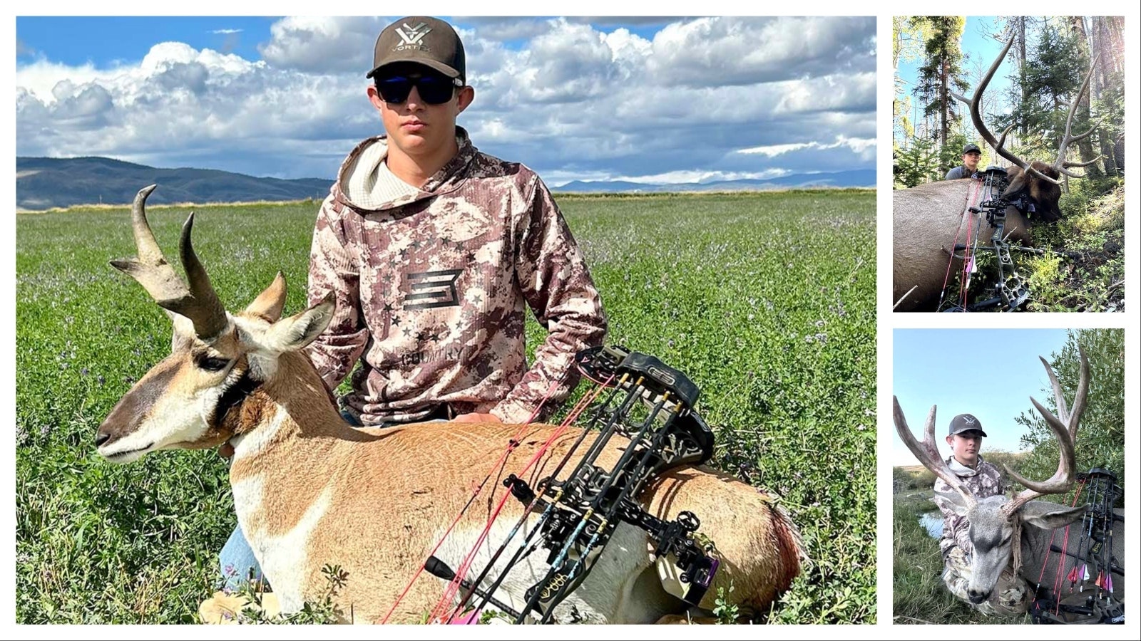 Coy Monroe, 14, of Encampment has already filled his 2024 big game archery tags – with an antelope, elk and deer. He hopes to get a mountain lion this winter.