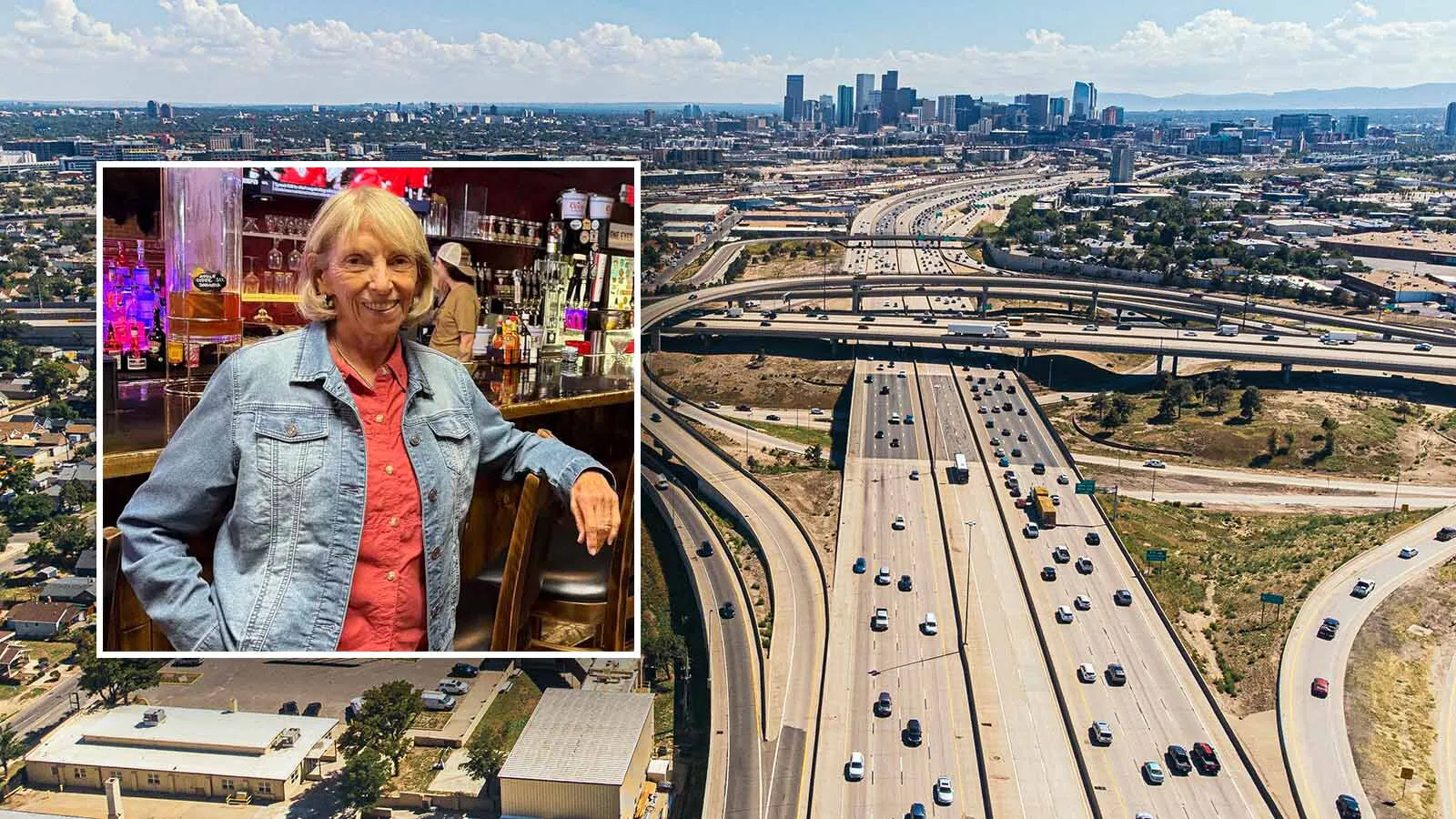 Before moving to Thermopolis, Cozette Medill-Matthews grew up on a quiet street in Denver. When she was 9 years old, that was all changed when Interstate 25, then known as “Valley Highway” was built literally in her backyard. Her neighborhood was condemned and promptly demolished  to make way for the highway.