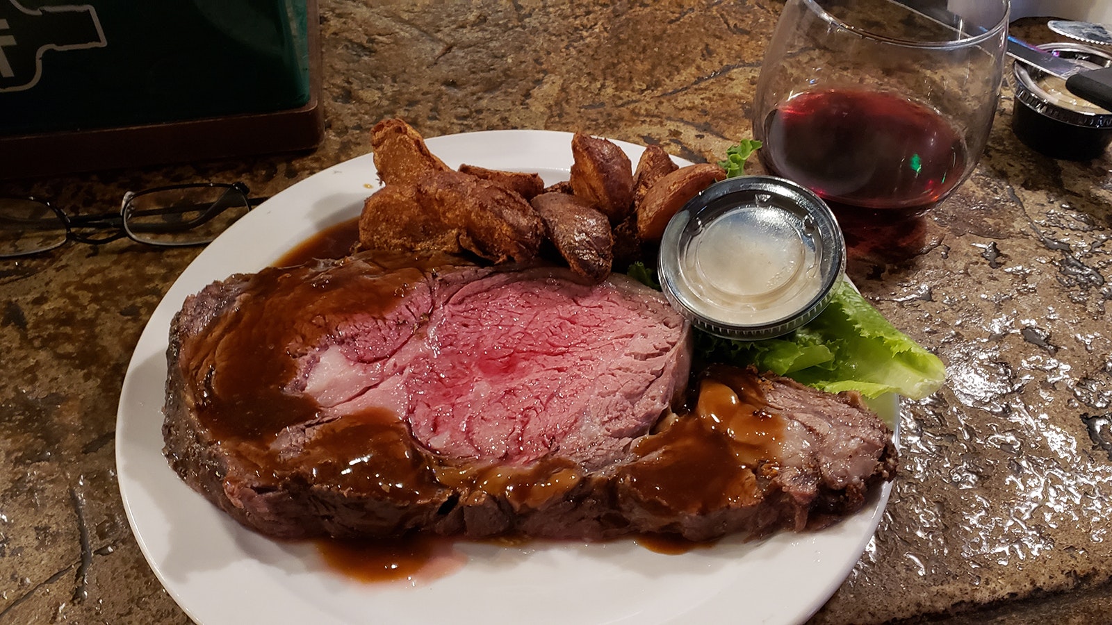 When there's time, Crabby Chef Michael Dean Coronato prefers making things like this prime rib for dinner.