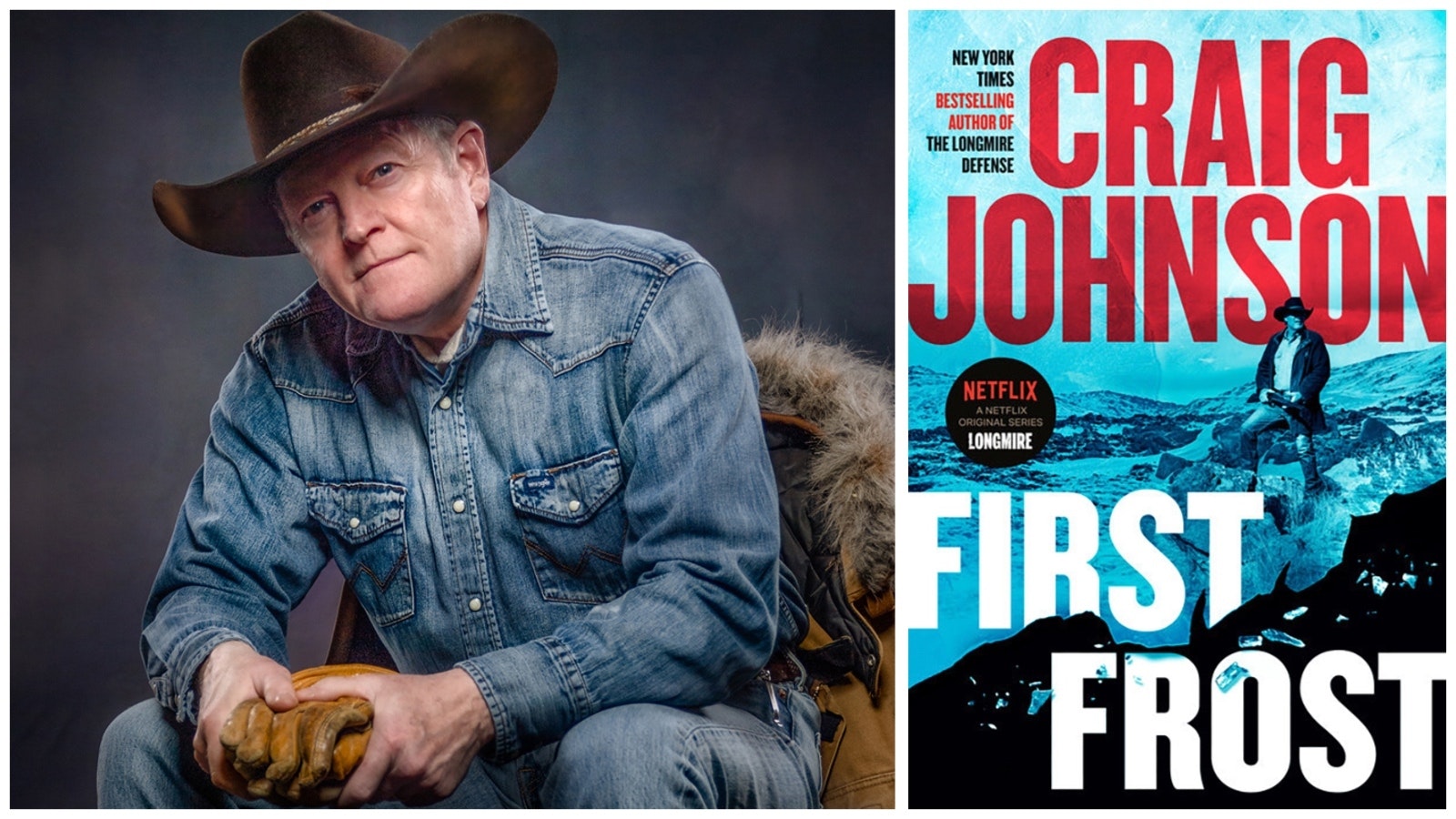 Wyoming bestselling author Craig Johnson is releasing the latest story in his Walt Longmire saga, "First Frost," in May.