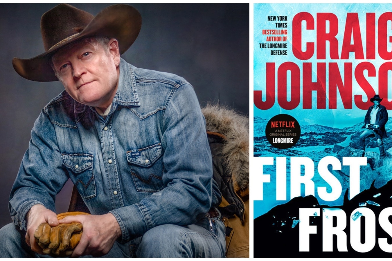 Wyoming bestselling author Craig Johnson is releasing the latest story in his Walt Longmire saga, "First Frost," in May.