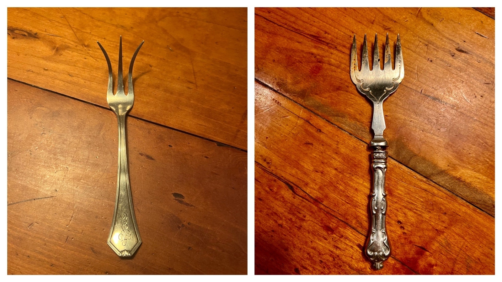 On "Utensil Tuesdays," author Craig Johnson shares photos of obscure utensil's from his mother-in-law's collection, asking what the heck they are. Most of the time, his Facebook followers come through. These were a little harder to ID. At left, the consensus seems to be it's a lemon fork. At right, some say is a meat fork, but others say it's a sardine server, which had more support.