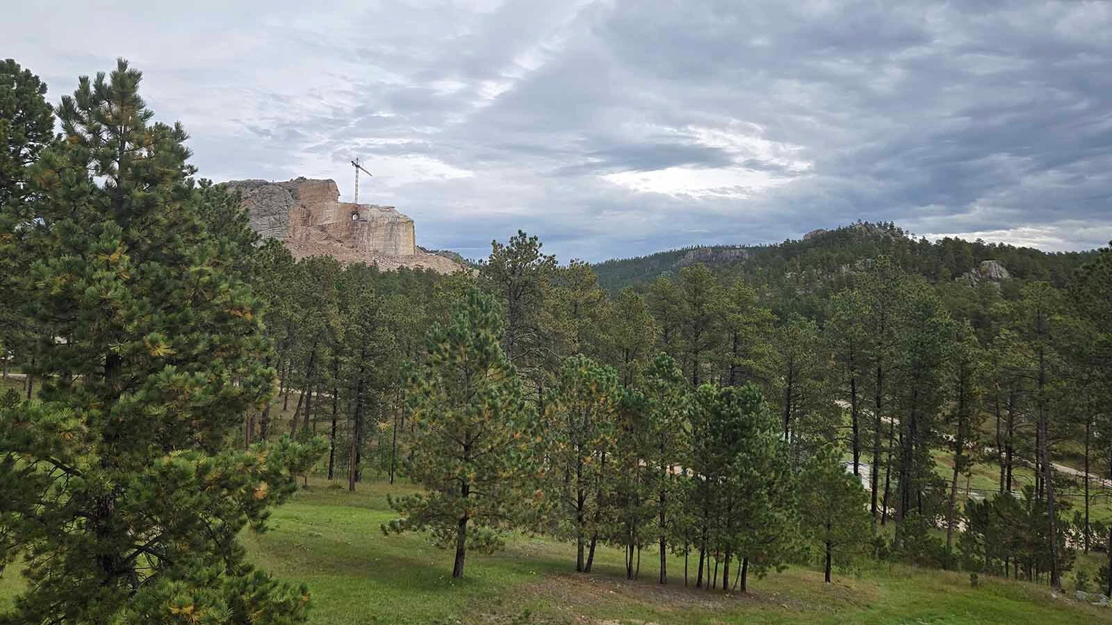 After 80 years, the Crazy Horse Memorial continues to emerge from Thunderhead Mountain in the Black Hills of South Dakota.