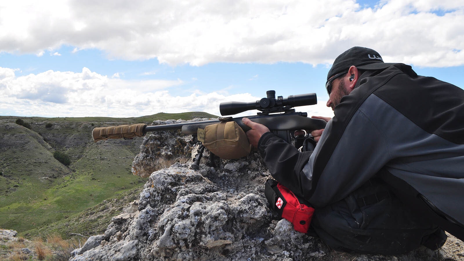 Jason Crotteau of Pavillion shoots a rifle chambered in 6.5 Creedmoor during a recent National Rifle League competition in Broadwater, Nebraska. He loves the caliber, despite some shooters making fun of it.