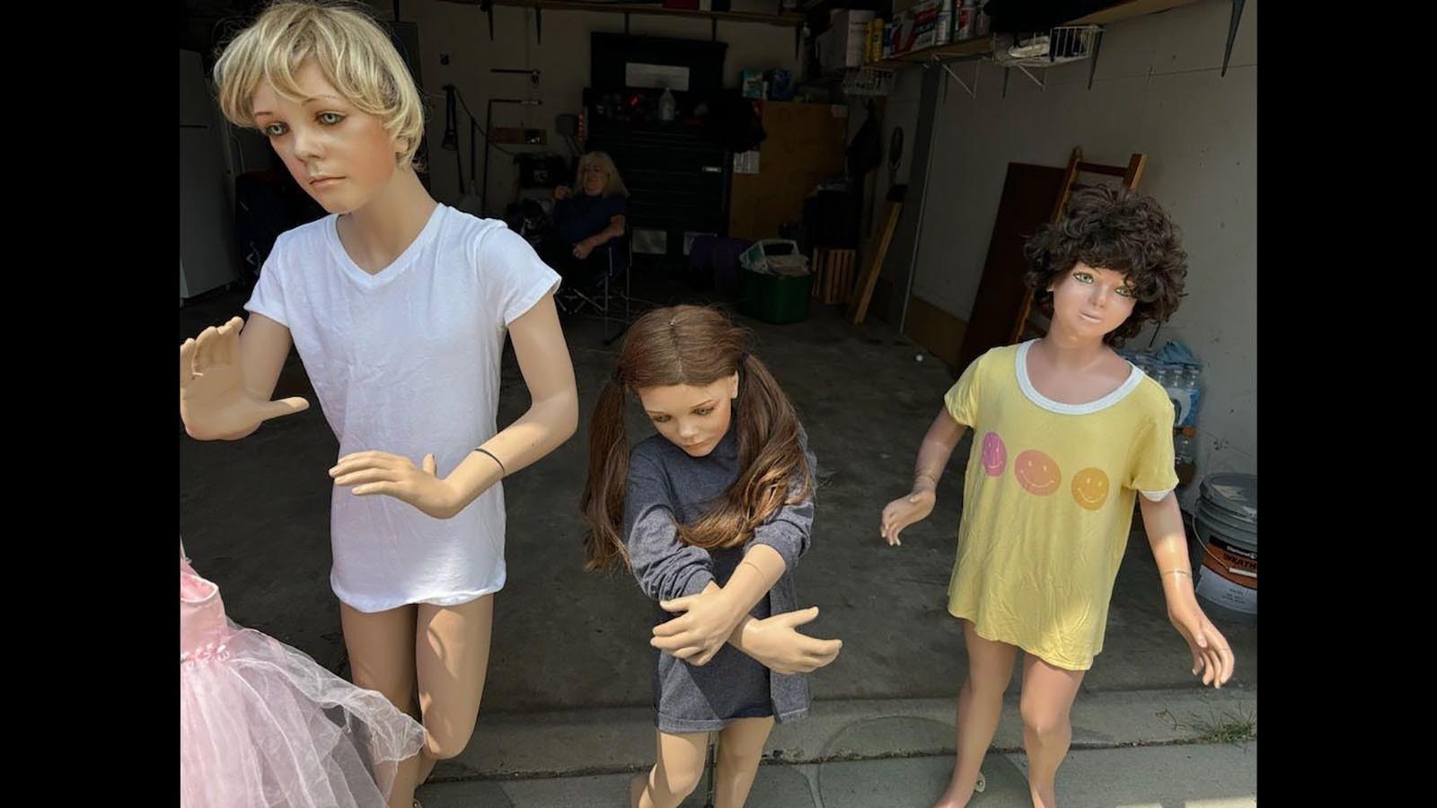 A trio of 50-year-old creepy child mannequins named Muffy, Michael and Sonya were listed for sale on a Casper Facebook page. People freaked out, clammouring to buy them.