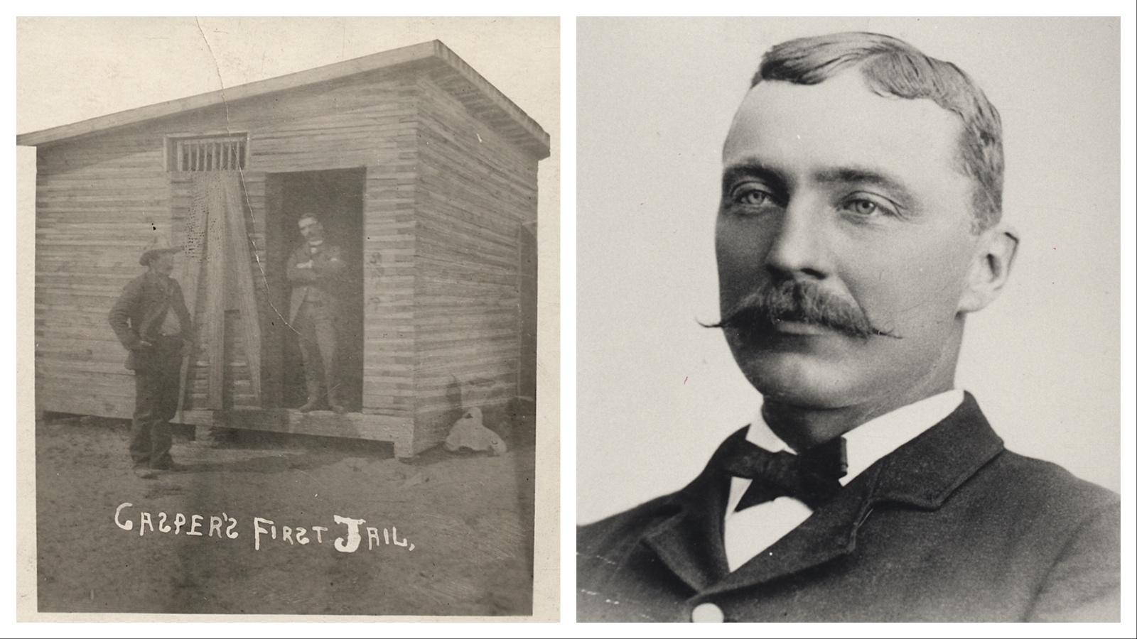Casper’s first jail was a wooden structure and had two cells. Dr. Joseph Benson was a competent doctor and known drunk in Casper in 1891. His last act of notoriety resulted in his death as he cremated himself in the Casper jail.