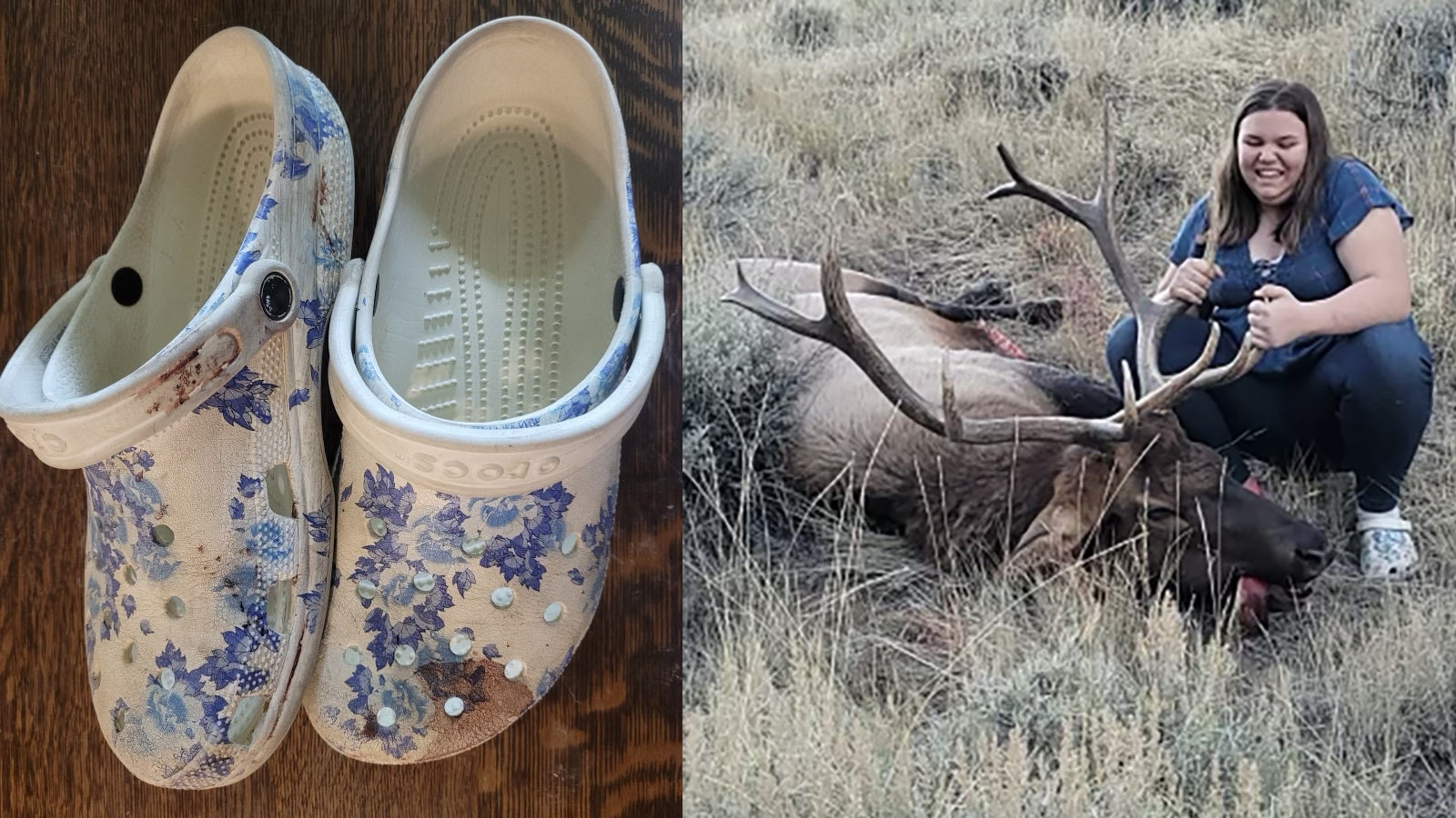 Wyoming Girl Bags First Elk While Wearing Crocs | Your Wyoming News Source