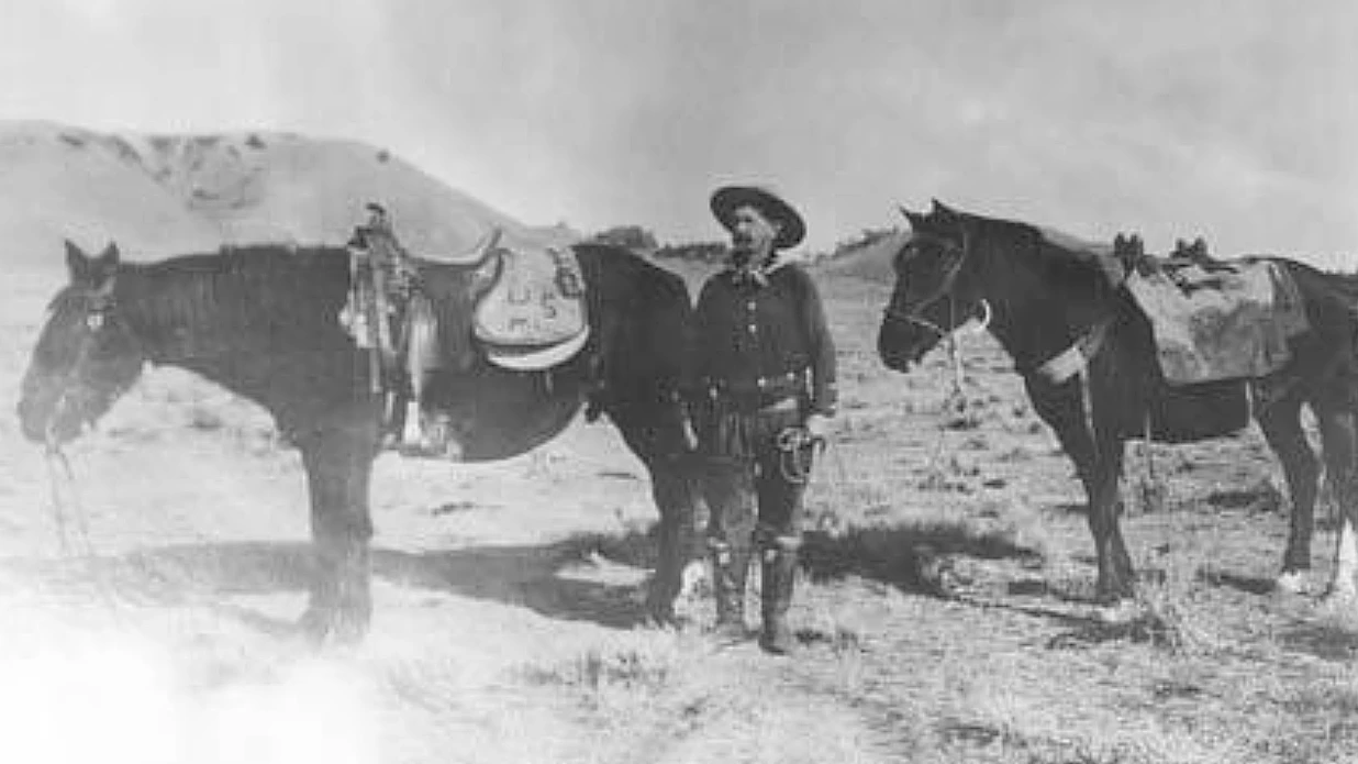 John “Josh” Deane first came west in the 1870s. In 1876, he spent time carrying government dispatches and was one of the first to carry the message about the Battle of Little Bighorn. In later years, he became a postal carrier and delivered messages during a less dangerous era in Wyoming’s history.