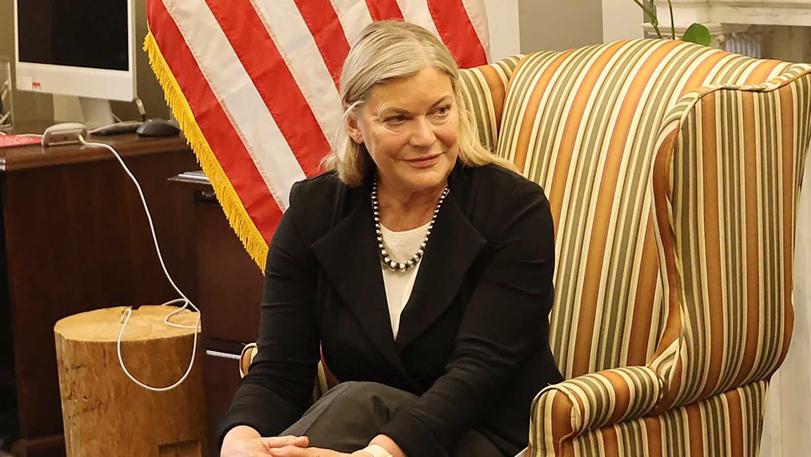 If Democrats do not back down in the federal government shutdown impasse, President Trump should make good on his threat to fire federal workers in the Washington, D.C., area, U.S. Sen. Cynthia Lummis of Wyoming said Friday, Sept. 26, 2025.