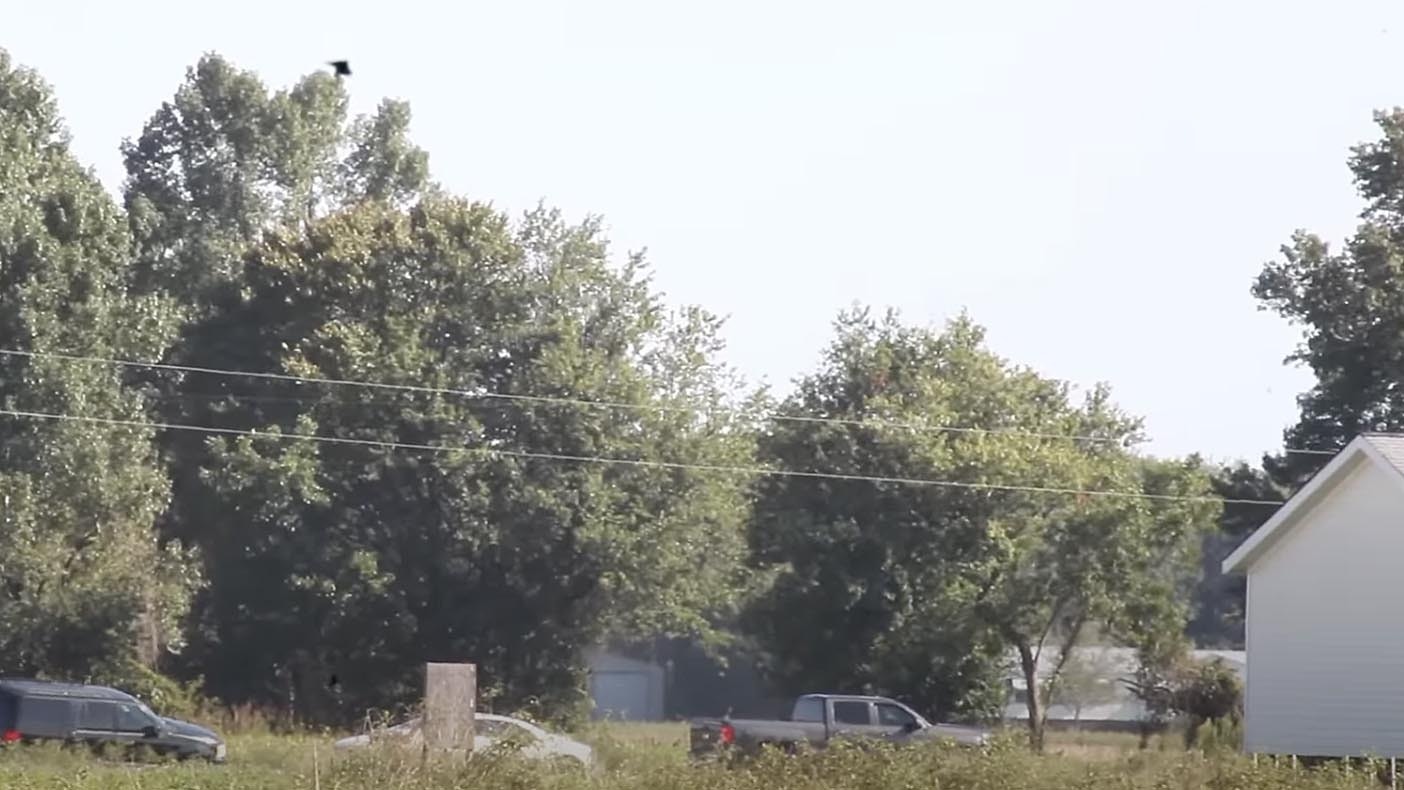 Dan Gryder took video of the seven FBI agents who searched the McCoy family property in North Carolina, where he found the parachutes.