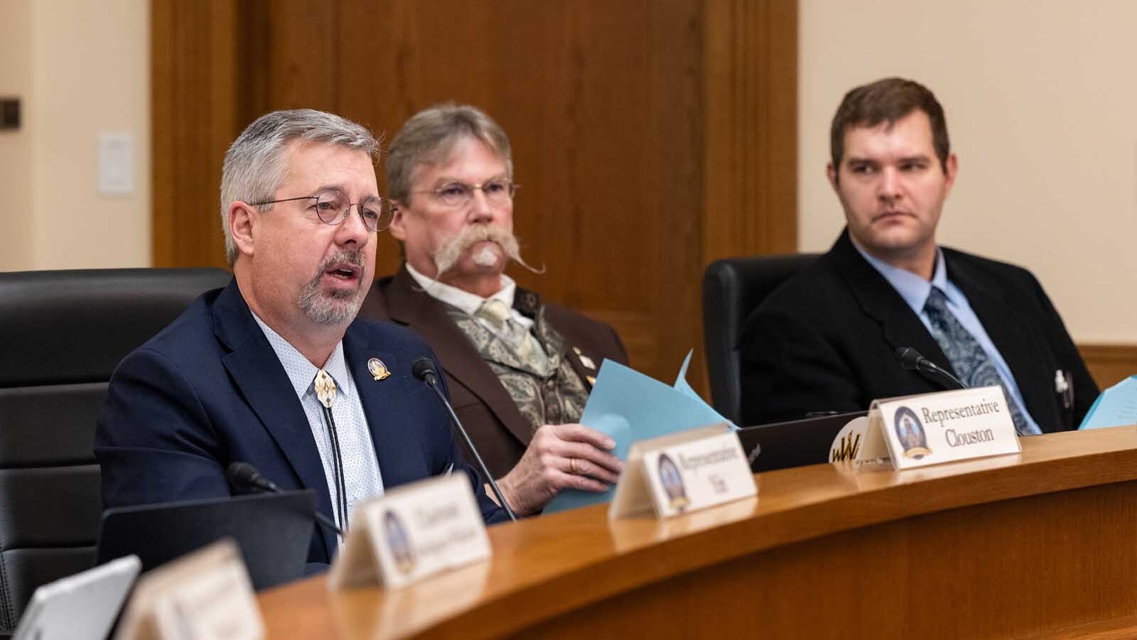 Rep. Ken Clouston, R-Gillette, during a House Labor, Health and Social Services Committee debate on DEI funding Friday, Feb. 21, 2025.