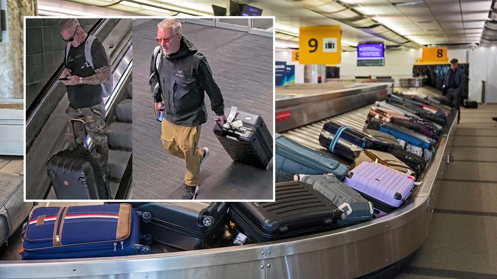 This man is suspected of being the serial luggage thief who has been swiping baggage from travelers at Denver International Airport for months. That has Cowboy State residents who frequently fly out of DIA on alert, while smaller Wyoming airports say they don't have the same problem.