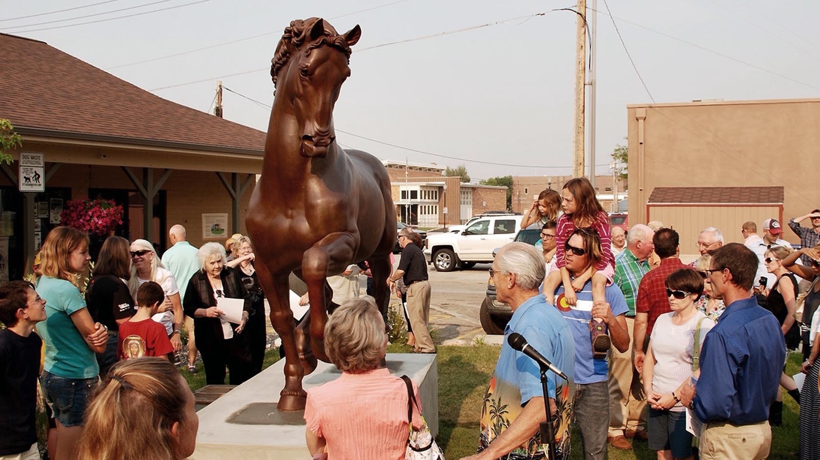 This 8-foot bronze casting of Leonardo da Vinci's famous Horse, appropriately dubbed The Wyoming Horse, stands in Sheridan.