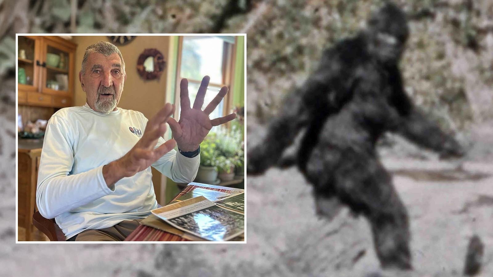 Mike “Moose” Dabich of Hudson was minding his own business 50 years ago when the 7-foot-tall former pro basketball player in a fur coat sparked a Bigfoot panic while fishing in Fremont County, Wyoming.