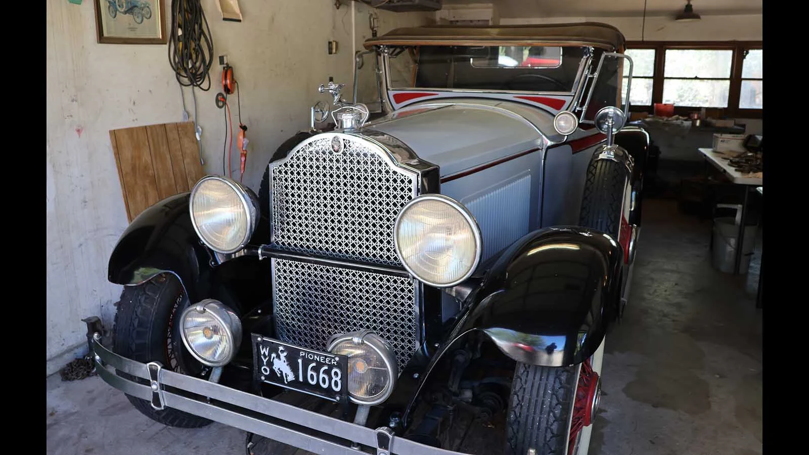 The Connell siblings hope to find a new owner for this Packard Touring Car.