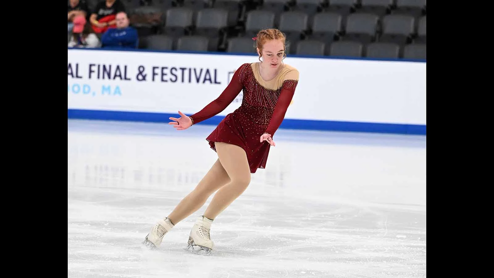 Daisha Thomas, 15, competed in the Excel National Festival at nationals in Boston. Just before she was to compete, another skater ran into her and she ended up with stitches and a black eye. This did not deter the Wyoming skater to skate her best and become ranked 21 nationally at her level. 