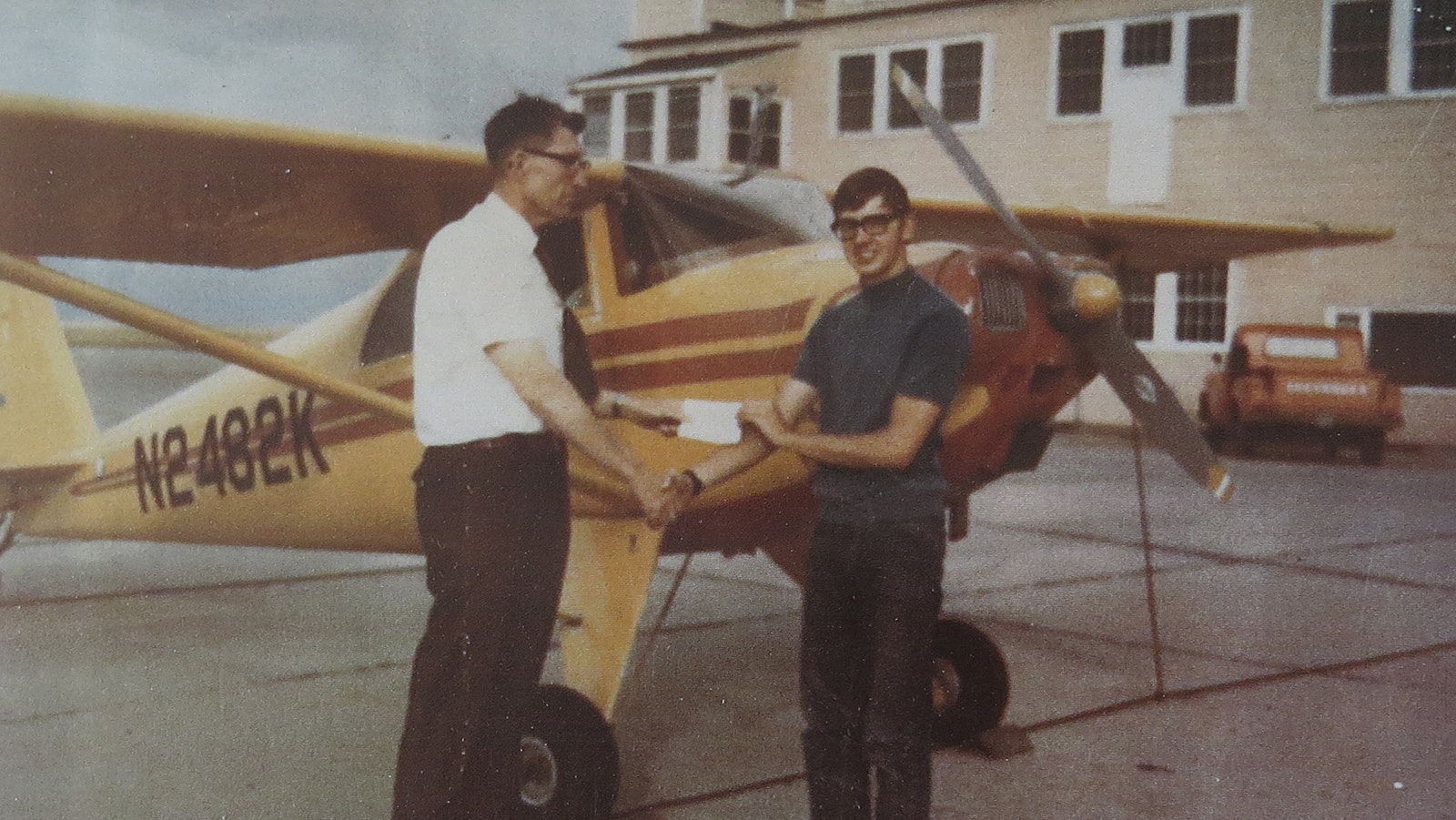 Dallas Chopping received his private pilot license while a senior in high school in 1971.