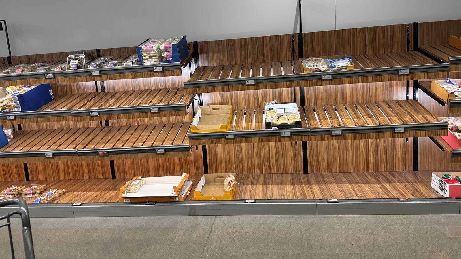 People in the Dallas area stocked up on groceries before the big winter storm hit. Some shelves were rather bare, but products were still abundant in other stores.