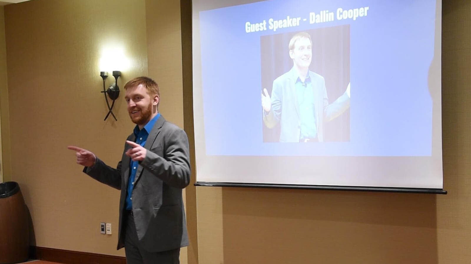 Dallin Cooper grew up in Riverton, Wyoming, and spent time living in China. He's now a popular motivational speaker around the Cowboy State.
